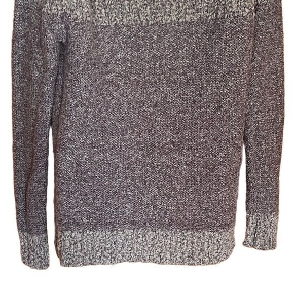 Fate Womens Sweater XSP Clairina Contrast Colorblock Textured Pullover Purple - Picture 4 of 8